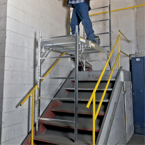 &eacute;chafaudages mobiles - &eacute;chafaudage maxi carr&eacute;, Cadre Aluminium, 74" p x 75" h Mukwa Safety Services