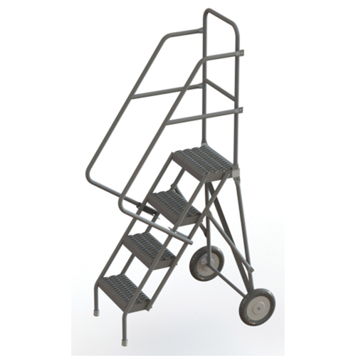 &eacute;chelles roulantes, 4 marches, Stri&eacute;, Hauteur 40" Mukwa Safety Services