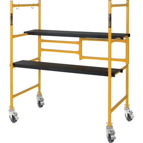 Jobsite Series 4' Basic Mini Scaffold Kit, Steel Frame, 41" D x 45-3/4" H Mukwa Safety Services