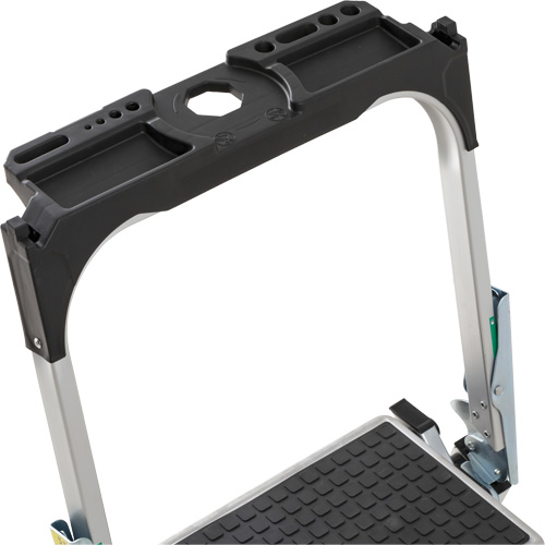 Tilt & Roll Step Stool Ladder, 2 Steps, 23" x 21" x 34.50" High Mukwa Safety Services