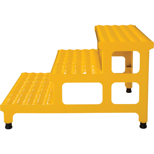 Adjustable Step-Mate Stand, 3 Step(s), 36-3/16" W x 33-7/8" L x 22-1/4" H, 500 lbs. Capacity Mukwa Safety Services