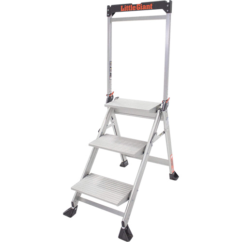Jumbo Step Ladder, 2.2', Aluminum, 375 lbs. Capacity, Type 1AA Mukwa Safety Services