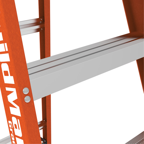Step Ladder, 10', Fibreglass, 375 lbs. Capacity, Type 1AA Mukwa Safety Services