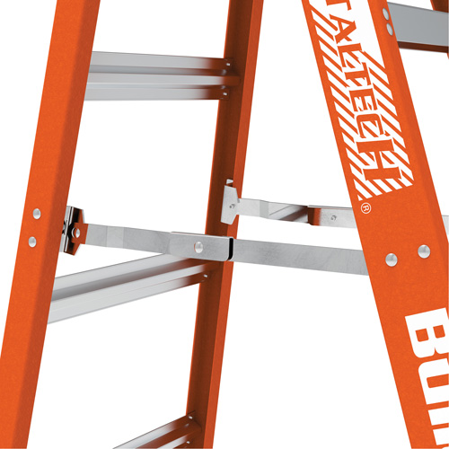 Step Ladder, 10', Fibreglass, 375 lbs. Capacity, Type 1AA Mukwa Safety Services