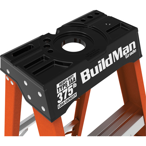 Step Ladder, 10', Fibreglass, 375 lbs. Capacity, Type 1AA Mukwa Safety Services