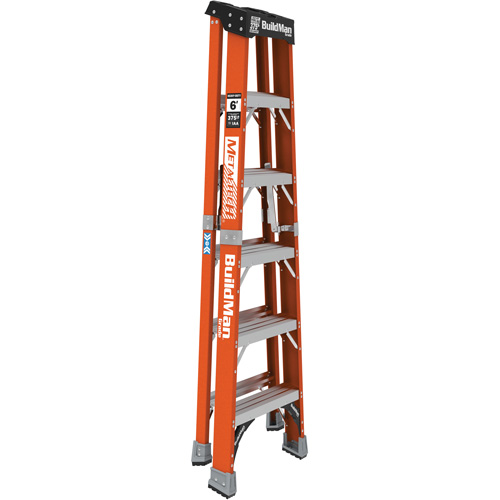Step Ladder, 6', Fibreglass, 375 lbs. Capacity, Type 1AA Mukwa Safety Services