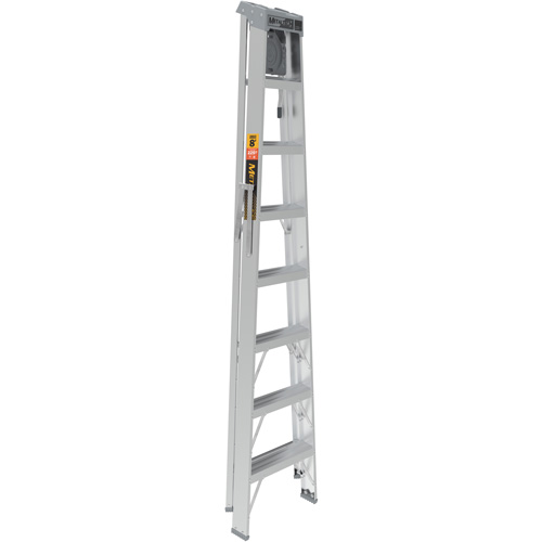 Step Ladder with Paint Tray, 8', Aluminum, 225 lbs. Capacity, Type 2 Mukwa Safety Services