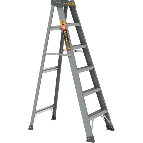Step Ladder, 6', Fibreglass, 225 lbs. Capacity, Type 2 Mukwa Safety Services