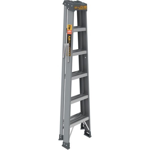 Step Ladder, 6', Fibreglass, 225 lbs. Capacity, Type 2 Mukwa Safety Services
