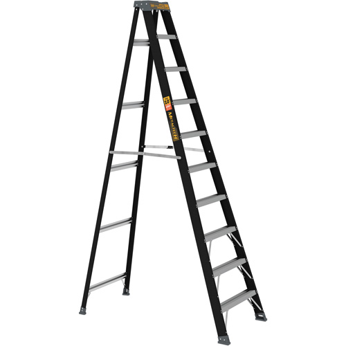 Step Ladder, 10', Fibreglass, 250 lbs. Capacity, Type 1 Mukwa Safety Services