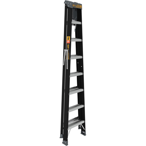 Escabeau avec plateau &agrave; peinture, 8', Fibre de verre, Capacit&eacute; 250 lb, Type 1 Mukwa Safety Services