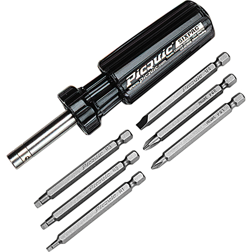 Sixpac Plus Multi-Bit Screwdrivers Mukwa Safety Services