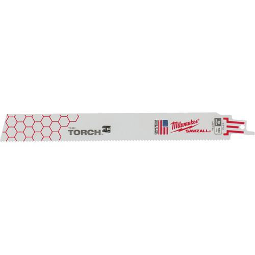 The Torch Sawzall&reg; Blades, Bi-Metal, 10 TPI, 9" L x 1" W Mukwa Safety Services