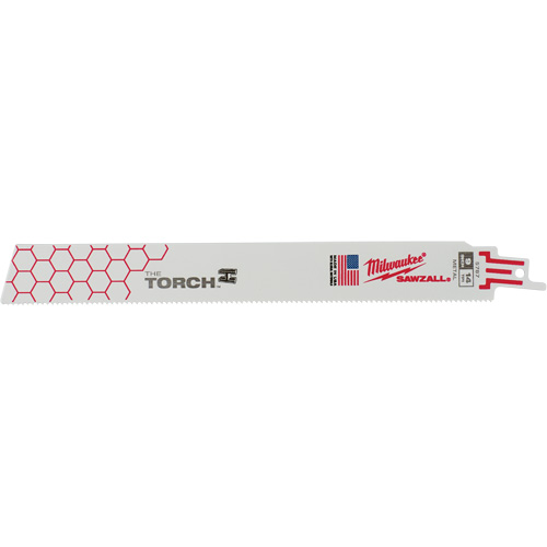 The Torch Sawzall&reg; Blades, Bi-Metal, 14 TPI, 9" L x 1" W Mukwa Safety Services