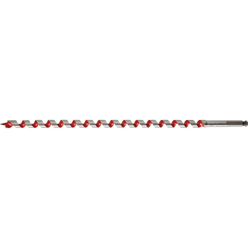 Longue m&egrave;che h&eacute;licoidale pour perceuse, Diam&egrave;tre de 11/16", Cannelure 15", Tige 7/16" hexagonal Mukwa Safety Services