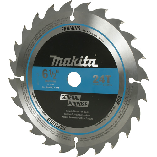Lames de scie circulaire &agrave; usage g&eacute;n&eacute;ral 24T Mukwa Safety Services