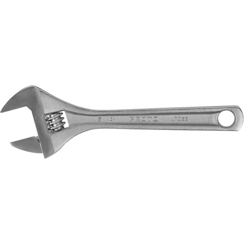Adjustable Wrench, 6" L, Plain Mukwa Safety Services