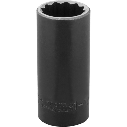 Douille, Chocs, 1-1/8", Prise 1/2", 12 pans, Profond Mukwa Safety Services
