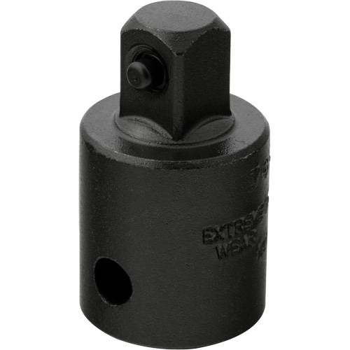 Socket Adapter, Impact, 1/2" Drive, 3/8" Socket, 1-7/16" L Mukwa Safety Services