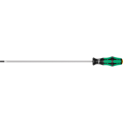 Tournevis pour vis &agrave; fente, Tige de 1/4", Ronde, 15-3/4" lo, Prise en Plastique Mukwa Safety Services