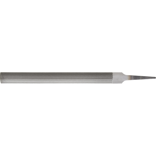 File, Half Round, 4" L, Smooth Cut Mukwa Safety Services