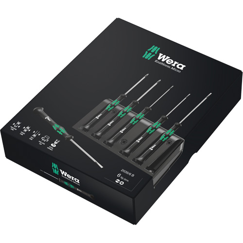 Micro Series Screwdriver Set with Rack, 6 Pcs. Mukwa Safety Services