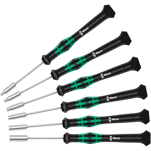 Micro Series Nut Driver Set, 6, Non Magnetic, Metric Mukwa Safety Services