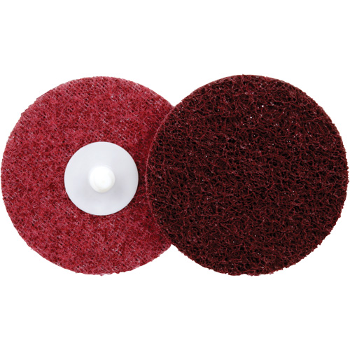 Disque de conditionnement de surface &agrave; remplacement rapide Standard Abrasives, 3" dia., Grain Moyen, Oxyde d'aluminium Mukwa Safety Services