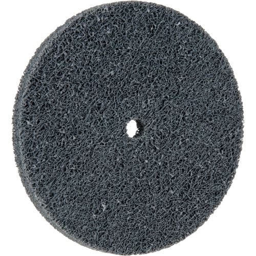 Standard Abrasives 500 Series Soft Density Unitized Wheels, 3" x 1/4", 1/4" Arbor, Fine Grit, Silicon Carbide Mukwa Safety Services