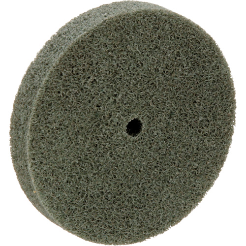 Standard Abrasives 500 Series Soft Density Unitized Wheels, 3" x 1/2", 1/4" Arbor, Medium Grit, Aluminum Oxide Mukwa Safety Services