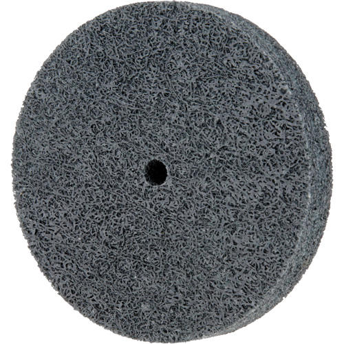 Standard Abrasives 500 Series Soft Density Unitized Wheels, 3" x 1/2", 1/4" Arbor, Fine Grit, Silicon Carbide Mukwa Safety Services