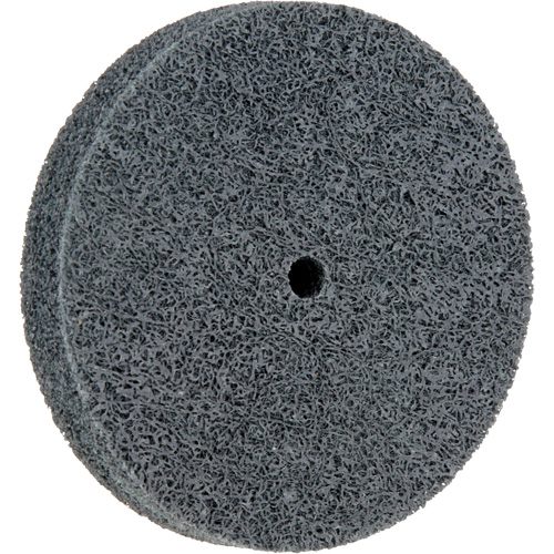 Standard Abrasives 500 Series Soft Density Unitized Wheels, 3" x 1/2", 1/4" Arbor, Fine Grit, Silicon Carbide Mukwa Safety Services