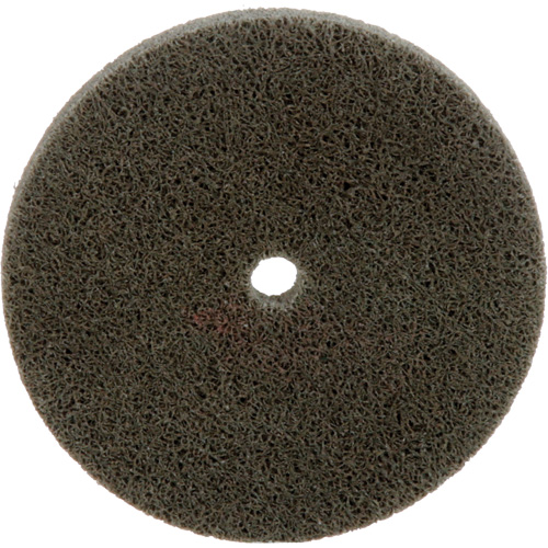 Standard Abrasives Unitized Wheel, 3" x 1/4", 1/4" Arbor, Fine Grit, Aluminum Oxide Mukwa Safety Services