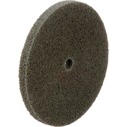 Standard Abrasives Unitized Wheel, 3" x 1/4", 1/4" Arbor, Fine Grit, Aluminum Oxide Mukwa Safety Services