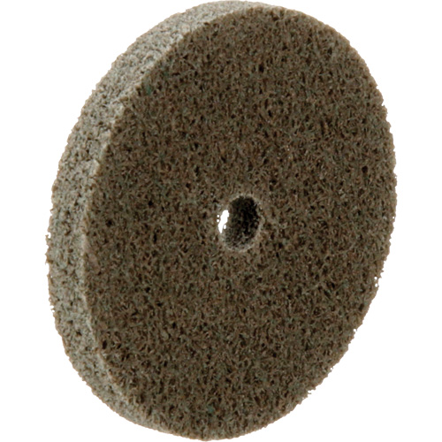 Standard Abrasives Unitized Wheel, 2" x 1/4", 1/4" Arbor, Medium Grit, Aluminum Oxide Mukwa Safety Services
