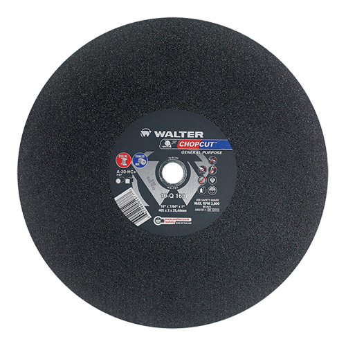 Meules &agrave; tronçonner Chopcut, 16" x 7/8", Arbre de 1", Type 1, Oxyde d'aluminium, 3800 Tr/min Mukwa Safety Services