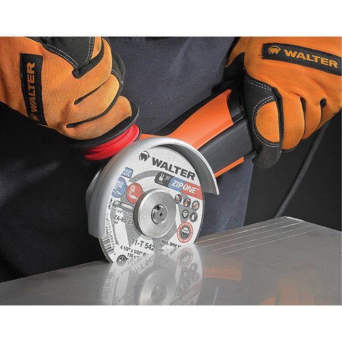 Meule &agrave; tronçonner Zip One, 5" x 1/32", Arbre de 7/8", Type 1, Alumine de zirconium, 12 200 Tr/min Mukwa Safety Services
