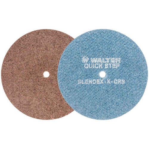 Disque de pr&eacute;paration de surface QUICK-STEP BLENDEX, 7" dia., Grain Extra grossier, Oxyde d'aluminium Mukwa Safety Services