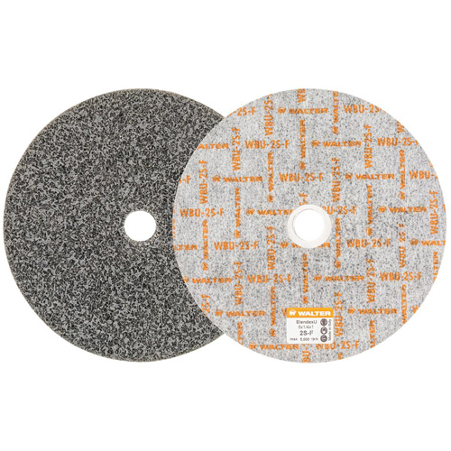 Blendex U Finishing Wheel, 6" Dia., 2SF Grit, Silicon Carbide Mukwa Safety Services