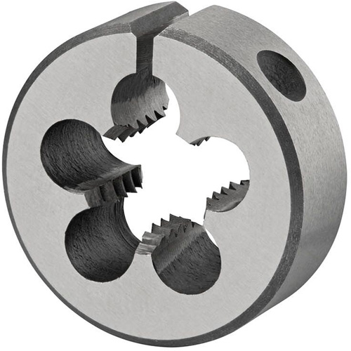 Round Adjustable Die, 10-24 Thread, High Speed Steel Mukwa Safety Services