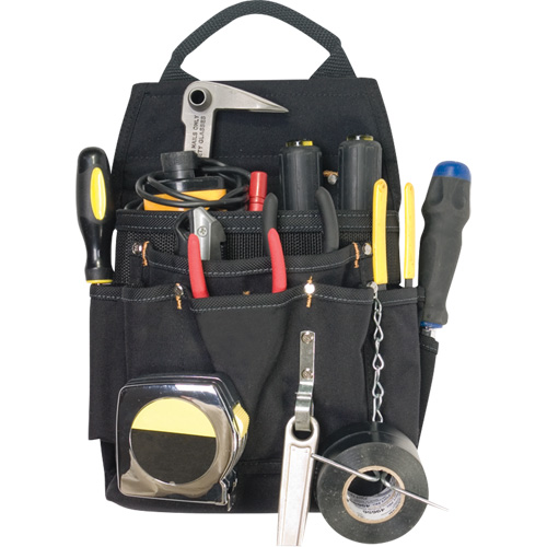 Porte-outils professionnels pour &eacute;lectricien, Porte-outil multiple, Polyester, 11 Poches Mukwa Safety Services