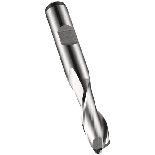 Square End Slot Drill, 1/4" Dia., 66 mm L, 10 mm Shank, High Speed Cobalt Mukwa Safety Services