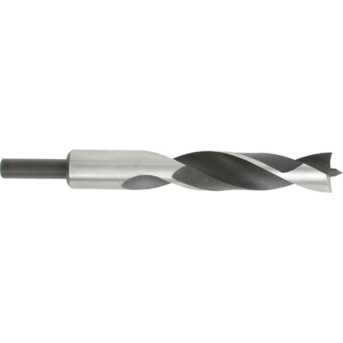 Brad Point, Wood Drills, 1", 8-5/8" Length, 1/2" Shank Mukwa Safety Services