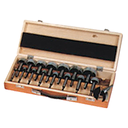 Bormax Forstner Bit Kits in a Wooden Box, 16 Pieces, High Carbon Steel Mukwa Safety Services