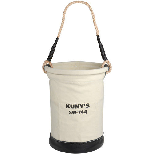 Seaux &agrave; outils robustes, 11" lo x 11" la x 16" h, Toile, Beige Mukwa Safety Services