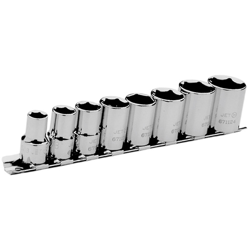 SAE Socket Set, 8 Pcs, 3/8" Drive Size Mukwa Safety Services