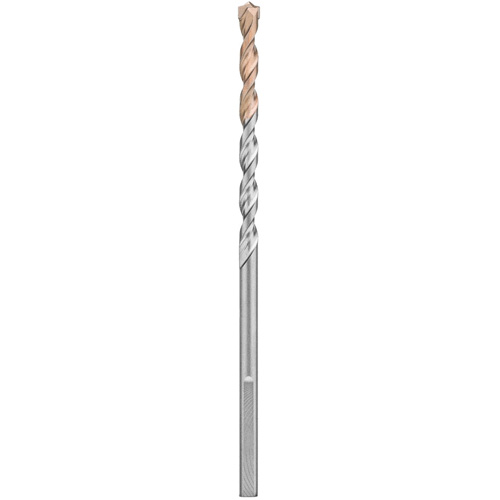 4-Flute Hammer Drill Bit, 3/16", 3-Flat Shank, Carbide Mukwa Safety Services