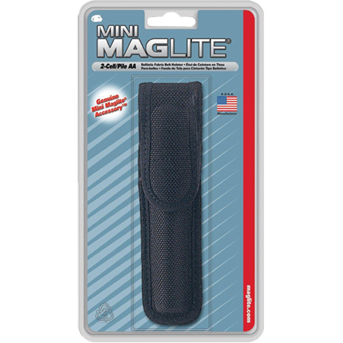 &eacute;tui de ceinture en nylon pour lampe de poche &agrave; 2 piles AA, Porte-lampe de poche, Nylon, 1 Poches Mukwa Safety Services