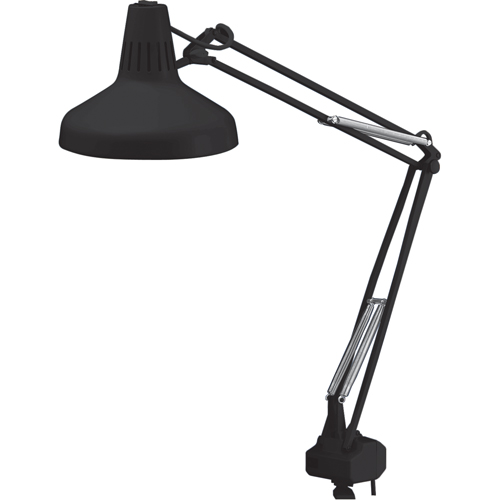 LAMPES DE TRAVAIL COMBIN&eacute;ES ROBUSTES, 22/60 W, Fluorescent/Incandescente, Col 45", Noir Mukwa Safety Services