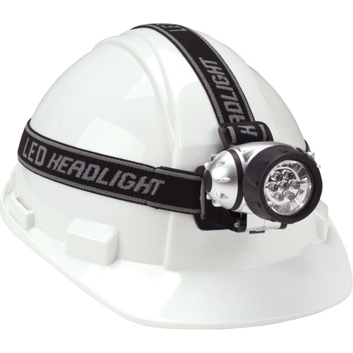 Headlamp, LED, 28 Lumens, 20 Hrs. Run Time, AAA Batteries Mukwa Safety Services